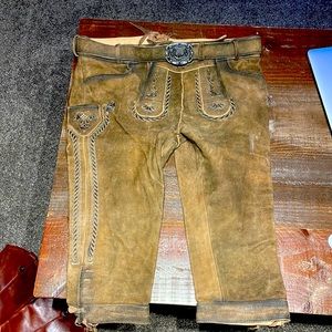 Traditional men’s lederhosen new